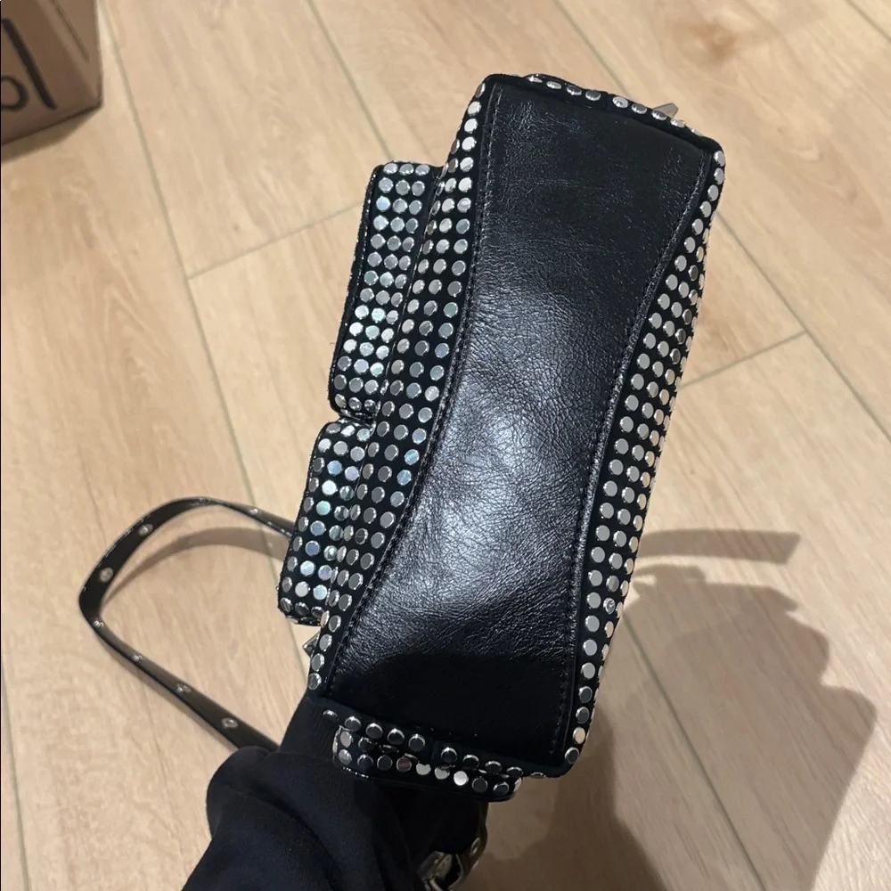 Michael Kors Dakota Small Studded Suede Shoulder - Picture 5 of 5